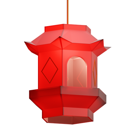 Chinese Lantern  3D Illustration