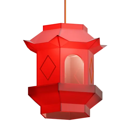 Lantern 3 D Render Icon Suitable For Chinese New Year Event Celebration 3D Illustration