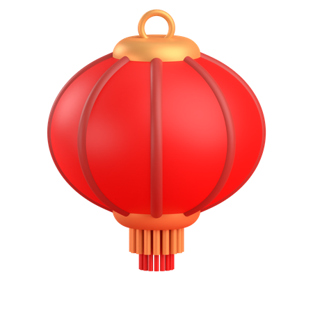 Chinese lantern 3D Illustration