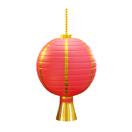 Chinese lantern 3D Illustration
