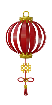Chinese Lantern 3D Illustration