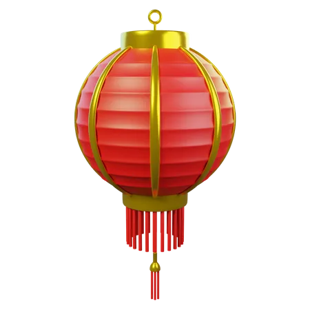 Lunar New Year Lantern Icon 3D Icon