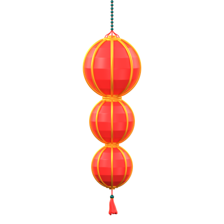 Chinese Lantern 3D Icon