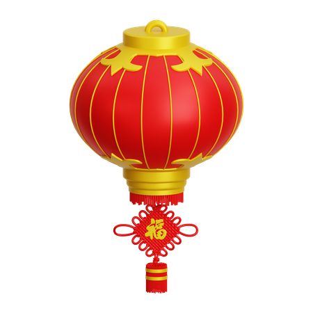 Chinese Lantern Ornament  3D Icon