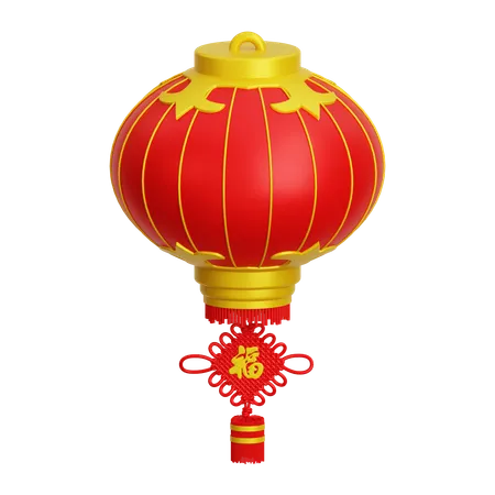 Chinese Lantern Ornament  3D Icon