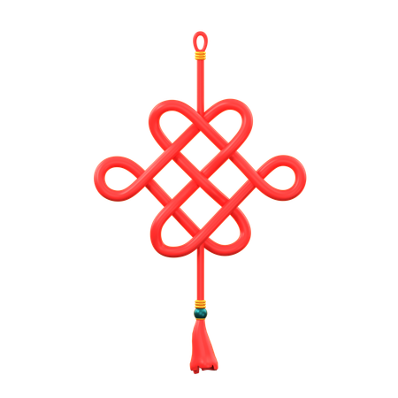 Chinese Lucky Knot  3D Icon