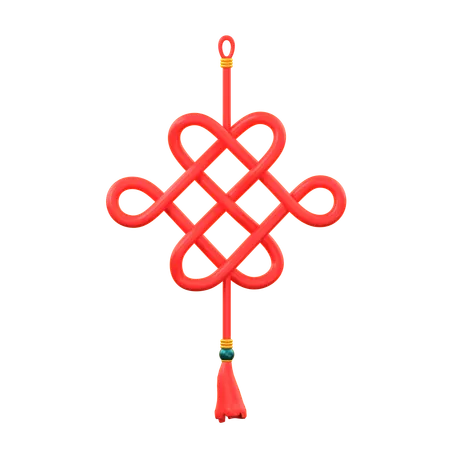 Chinese Lucky Knot  3D Icon