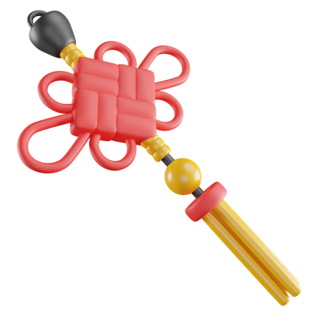 Chinese Lucky Knot  3D Icon