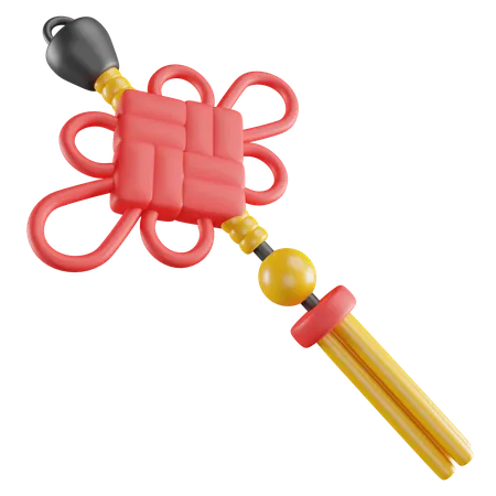 Chinese Lucky Knot  3D Icon