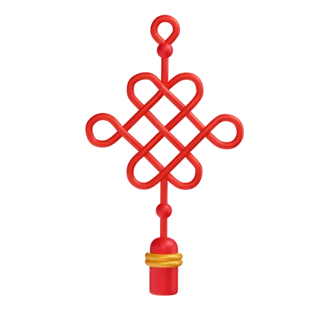 Chinese Lucky Knot  3D Icon