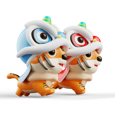 Chinese Mascot  3D Illustration