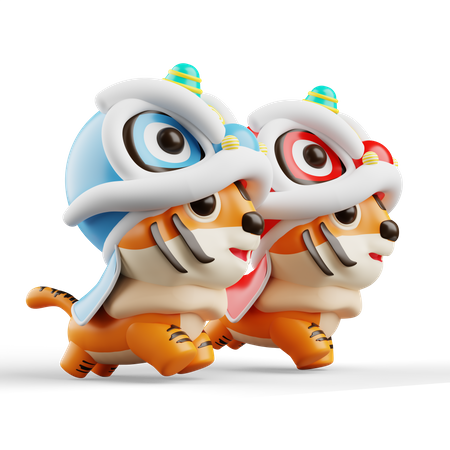 Chinese Mascot 3D Illustration