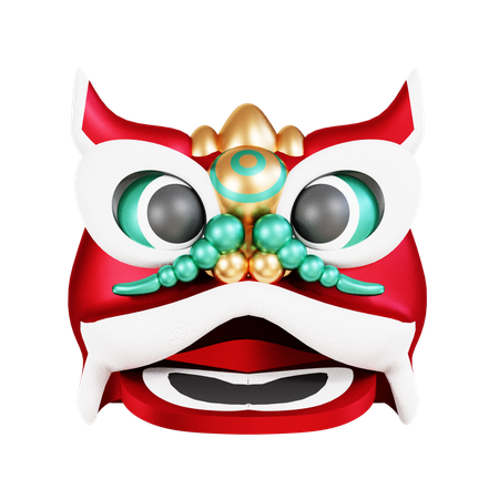 Chinese Mask  3D Icon