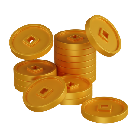 Chinese Money  3D Icon