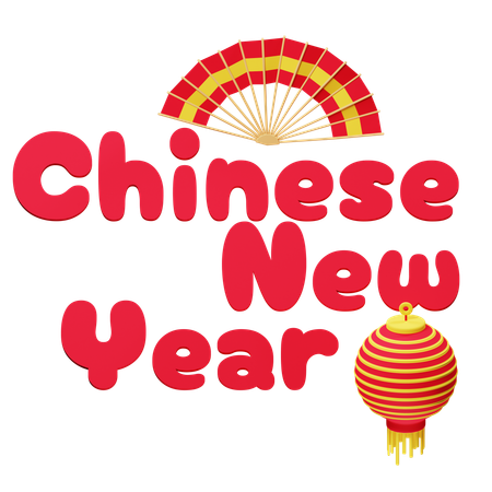 Chinese New Year  3D Icon