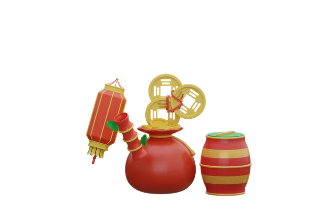 Chinese New Year  3D Icon