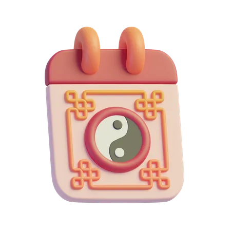 Chinese New Year Calendar  3D Icon