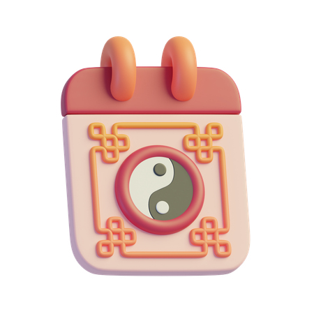 Chinese New Year Calendar  3D Icon