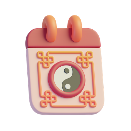 Chinese New Year Calendar  3D Icon