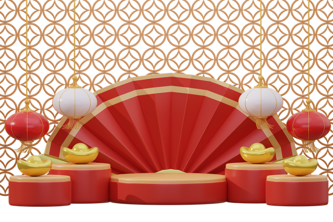 Chinese new year Celebration  3D Icon