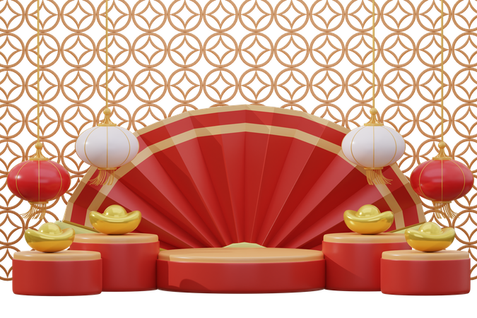 Chinese new year Celebration 3D Icon