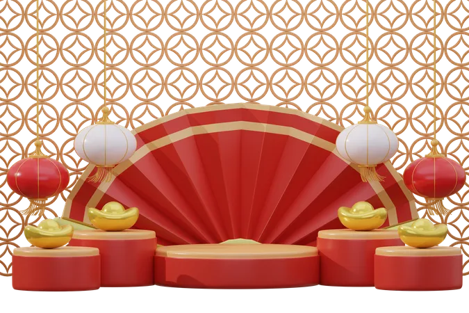 Chinese new year Celebration 3D Icon