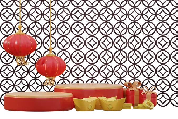 Chinese new year decoration  3D Icon