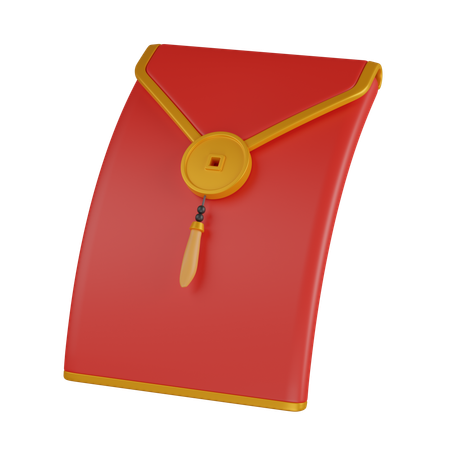 Chinese New Year Envelope  3D Icon