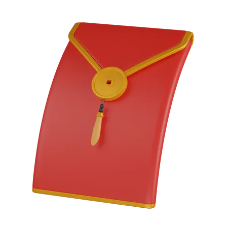 Chinese New Year Envelope  3D Icon