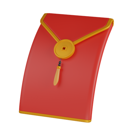 Chinese New Year Envelope  3D Icon