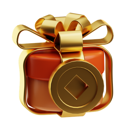 Chinese new year gift  3D Icon