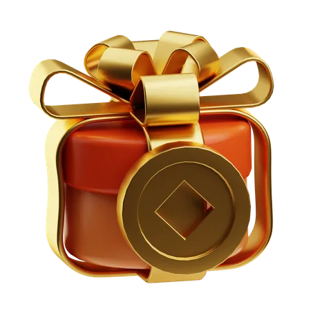 Chinese new year gift  3D Icon