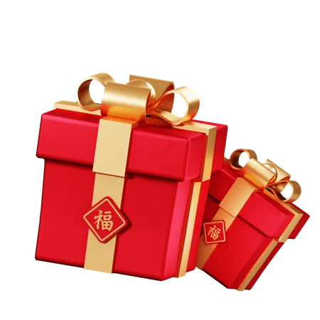 Chinese New Year Gifts  3D Icon