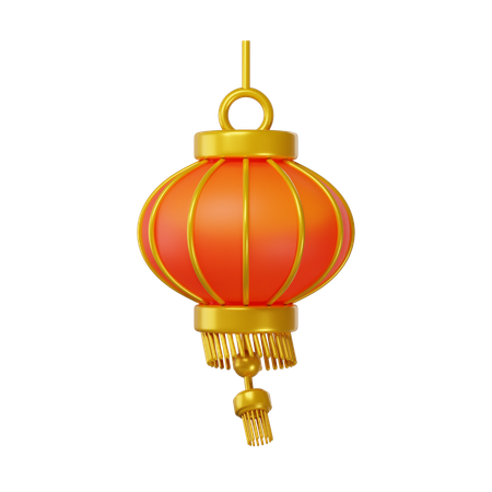 Chinese New Year Lamp  3D Icon
