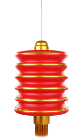 Chinese New Year Lantern  3D Icon