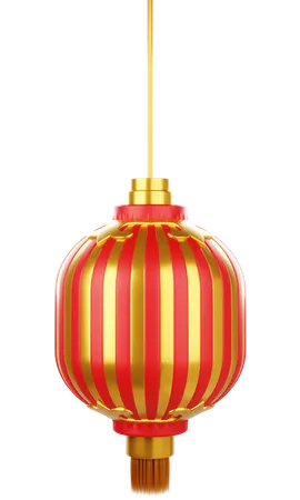 Chinese New Year Lantern  3D Icon