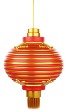 Chinese New Year Lantern  3D Icon