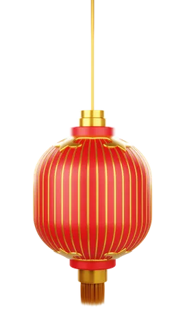 Chinese New Year Lantern  3D Icon