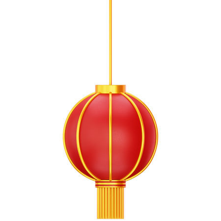 Chinese New Year Lantern  3D Icon