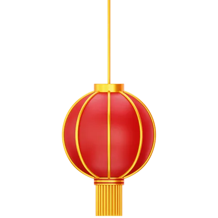 Chinese New Year Lantern  3D Icon