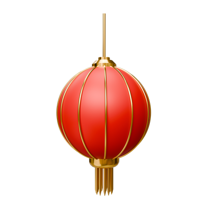 Chinese New Year Lantern  3D Icon