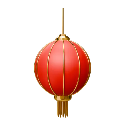 Chinese New Year Lantern  3D Icon