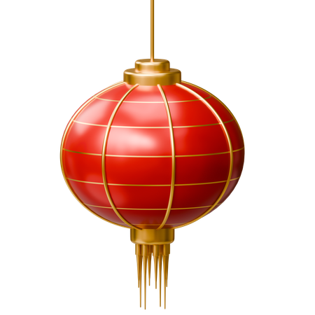 Chinese New Year Lantern  3D Icon