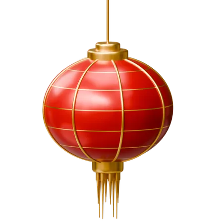 Chinese New Year Lantern  3D Icon