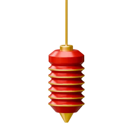 Chinese New Year Lantern  3D Icon