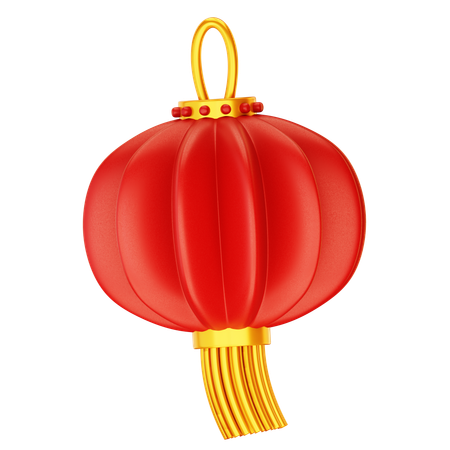 Chinese New Year Lantern  3D Icon