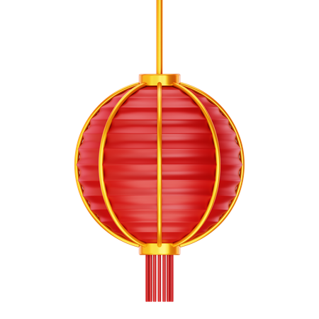 Chinese New Year Lantern  3D Icon