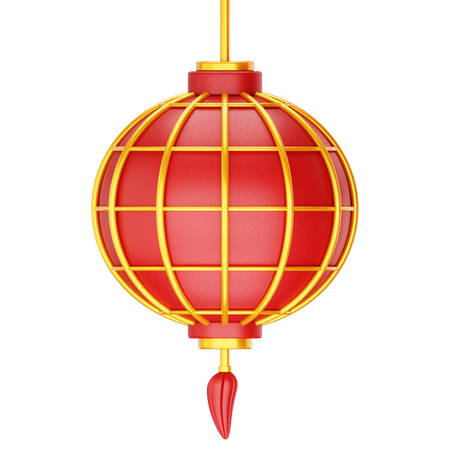 Chinese New Year Lantern  3D Icon