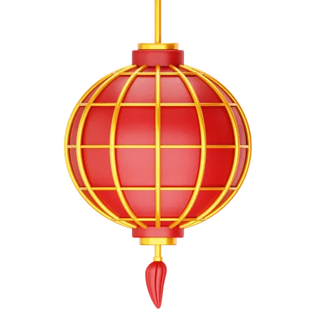 Chinese New Year Lantern  3D Icon