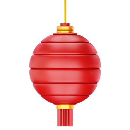 Chinese New Year Lantern  3D Icon